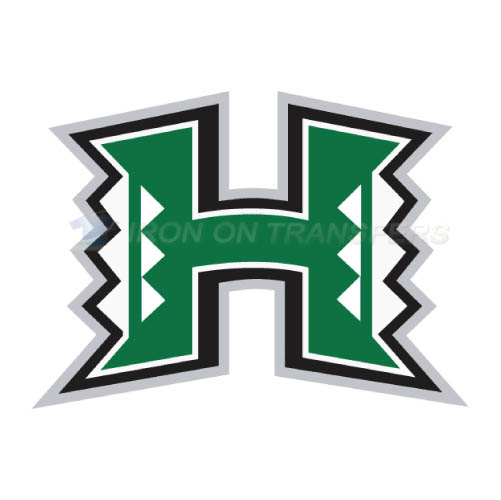 Hawaii Warriors Iron-on Stickers (Heat Transfers)NO.4541